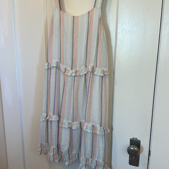 Rails NWT Sandy Dress in Biarritz Multi Stripe | Size XS | Linen Blend - Picture 10 of 15